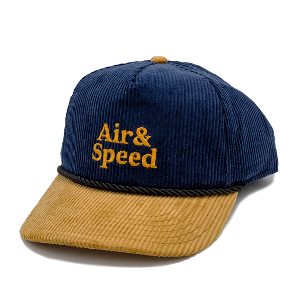 SIMPLE TIMES CORDUROY HAT - Bronze & Twilight – Air + Speed SIMPLE TIMES CORDUROY HAT - Bronze & Twilight – Air + Speed