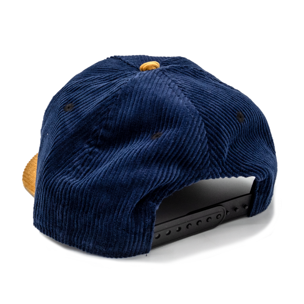 SIMPLE TIMES CORDUROY HAT - Bronze & Twilight – Air + Speed SIMPLE TIMES CORDUROY HAT - Bronze & Twilight – Air + Speed