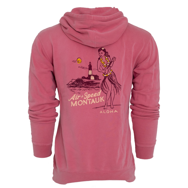 HULA TIME HOODIE Dusty Pink