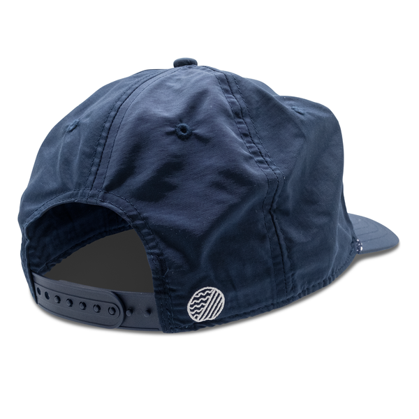 GULL PATCH NYLON SNAPBACK HAT Admiral Navy
