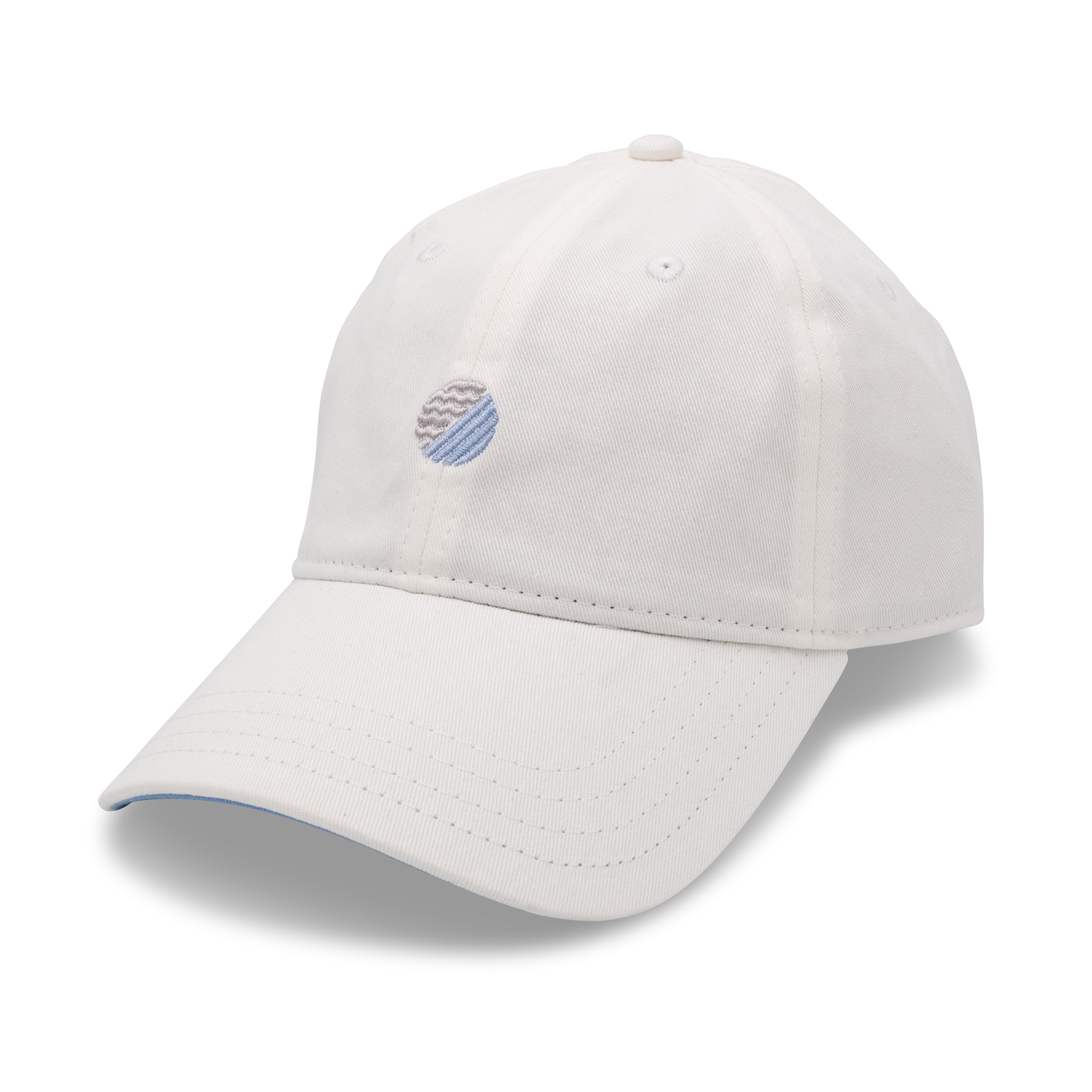 ☆HUMAN N CAT☆ Wind Washed Cotton Ball Cap White WIND WASHE WIND WASHED COTTON BALL CAP / WHITE - Human & Cat | 60