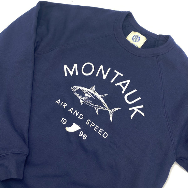 TUNA TIME CREW NECK SWEATSHIRT - Navy